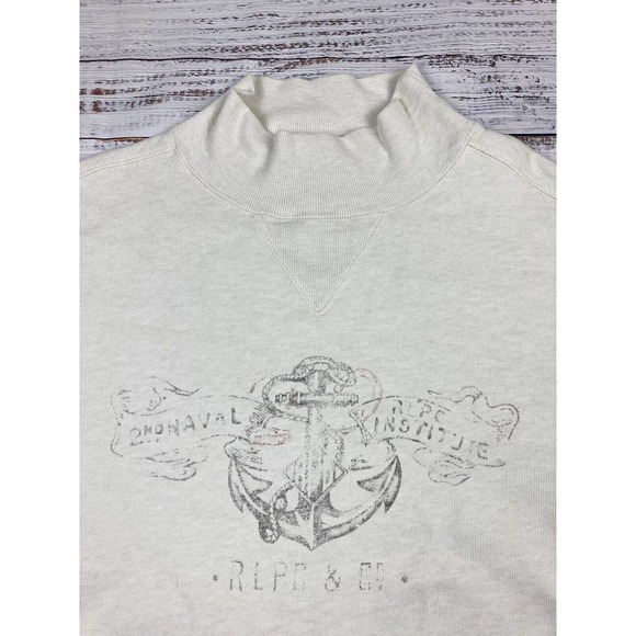 VTG Polo Ralph Lauren Naval Institute‎ RLPC Nautical Sweatshirt Shirt Sz XL - Picture 1 of 4